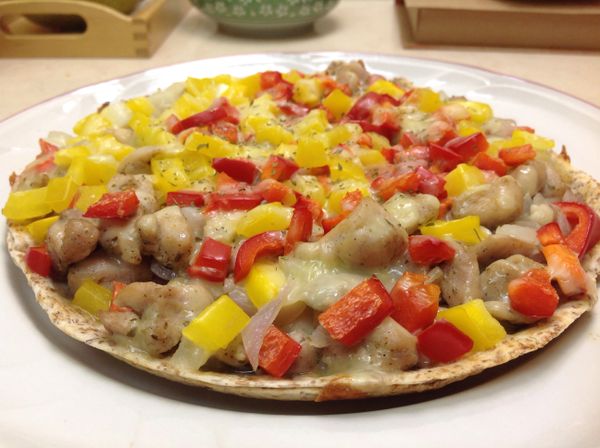 小火慢慢烘至起司熔