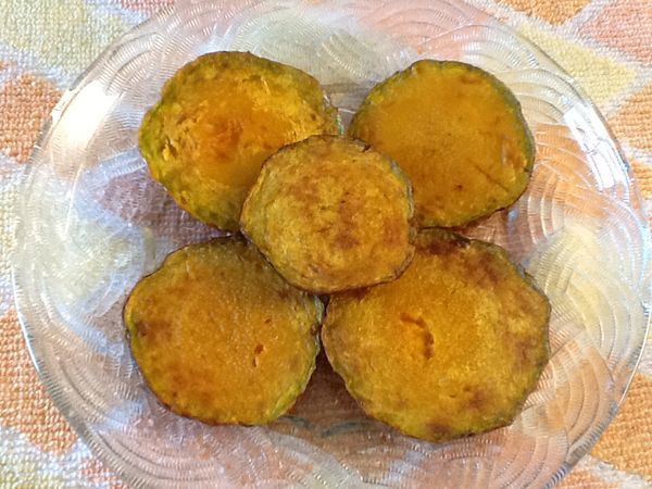 奶香原味南瓜即完成。