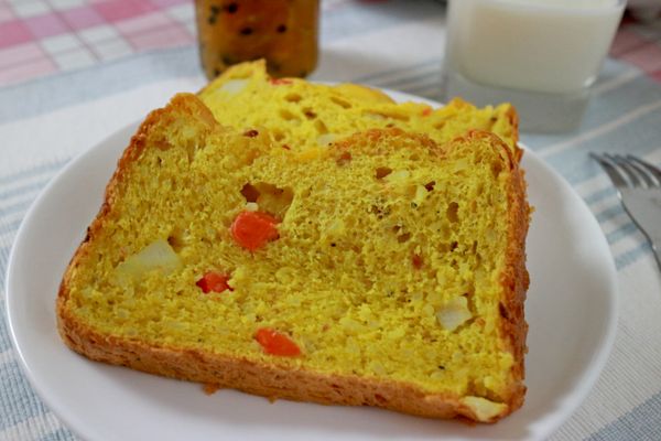 甜味“鹹”麵包?  帶著淡淡咖哩香，是與眾不同的吐司。