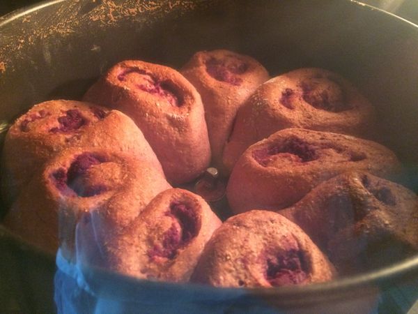 發酵2小時至2倍大