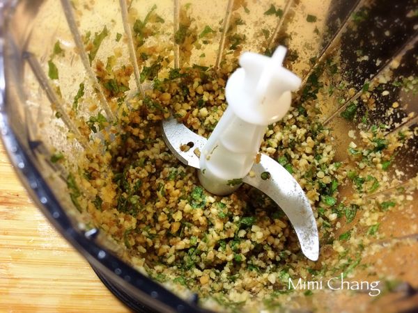 [核桃醬]盛起備用。