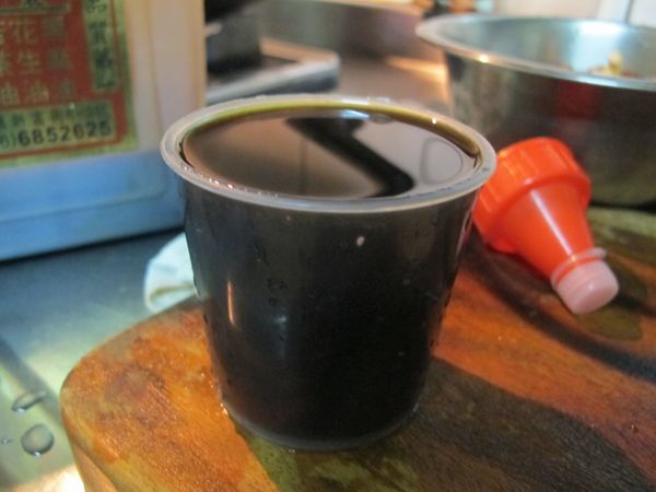 麻油半杯(我倒太多其實半杯就好)