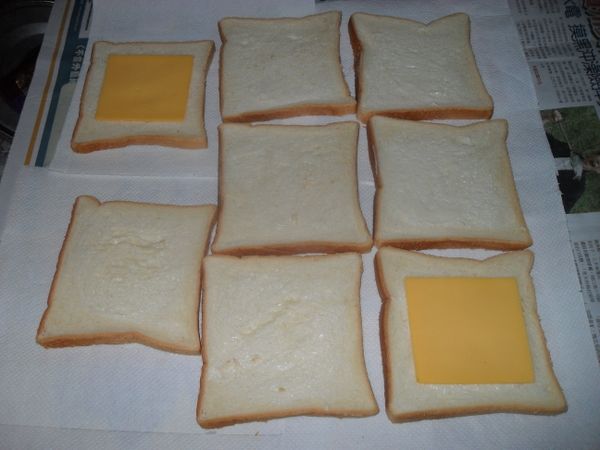 放上原味芝士片