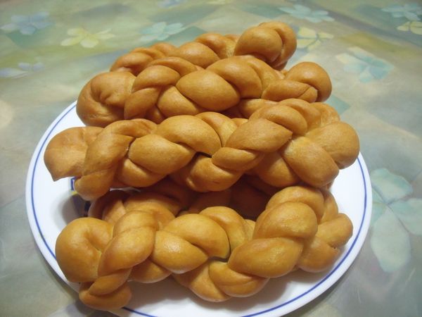 好吃的麻花捲就可以享用了。