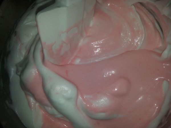 兩盆均勻拌入，