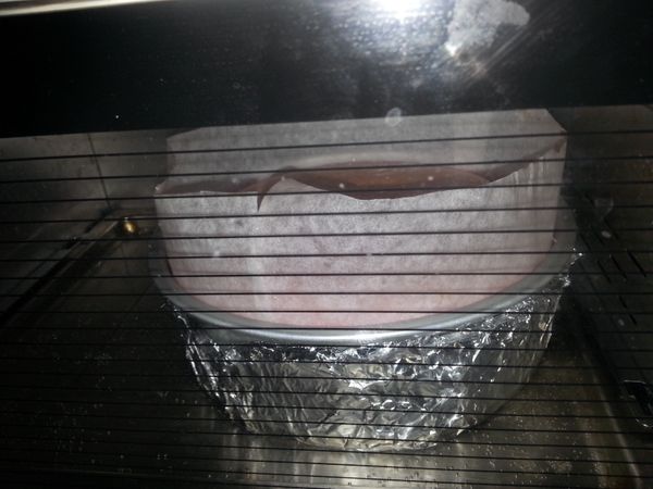 180度考到微上色馬上轉到120度考足一小時。