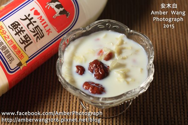 營養健康的飲品完成了，熱熱的喝很好喝哦。