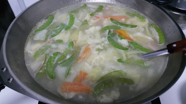 注意！要常用湯匙攪動鍋底，避免黏鍋