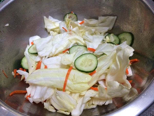 攪拌好混合均勻，放置10分鐘讓它出水。