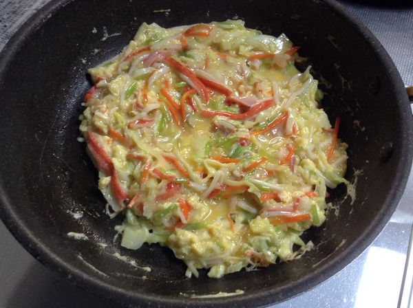 關火，把邊邊向裡面推一推。