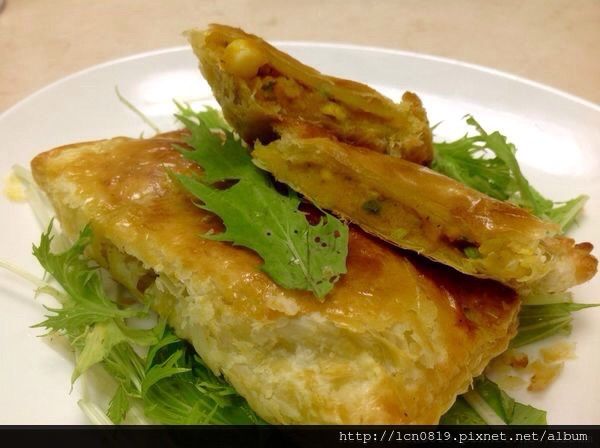 烤到表皮金黃（餡料熟的）