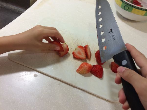 草莓一樣切片