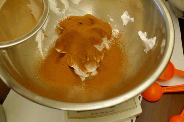 篩入5g可可粉於步驟5