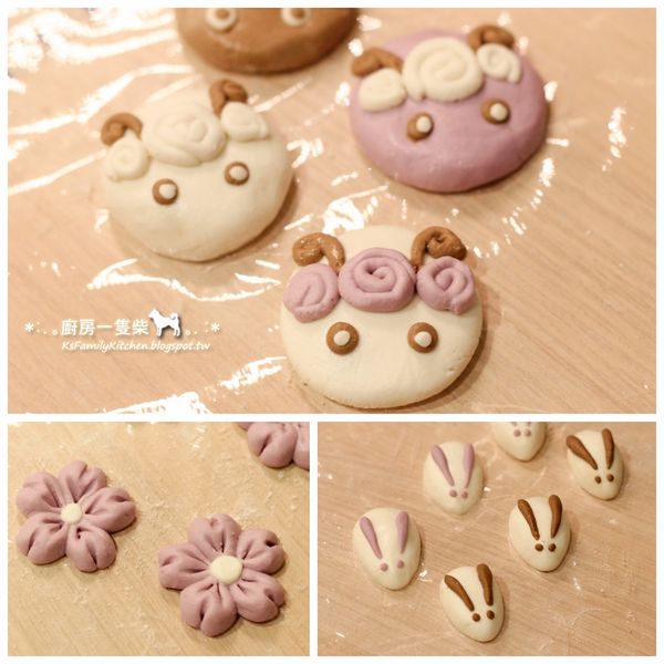 捏好的造型湯圓可用保鮮膜包好，冷凍定型保存。