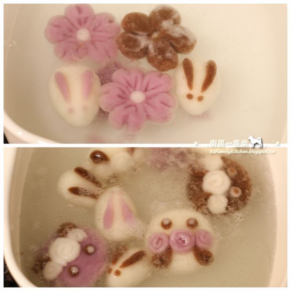 煮湯圓時先取一深鍋將水煮滾，再輕輕放入湯圓（不需解凍）後轉成中小火，續煮至略沸騰時，倒入少許冷水，等再次煮開，湯圓浮起、膨脹後就可撈起，搭配甜湯享用。