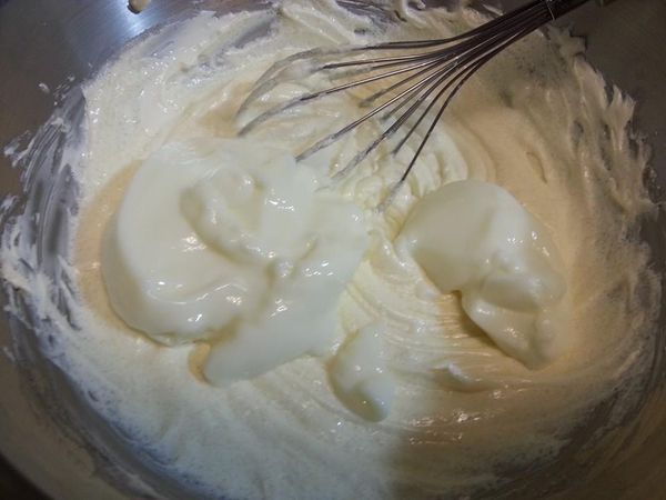 (2)加入優格攪拌均勻