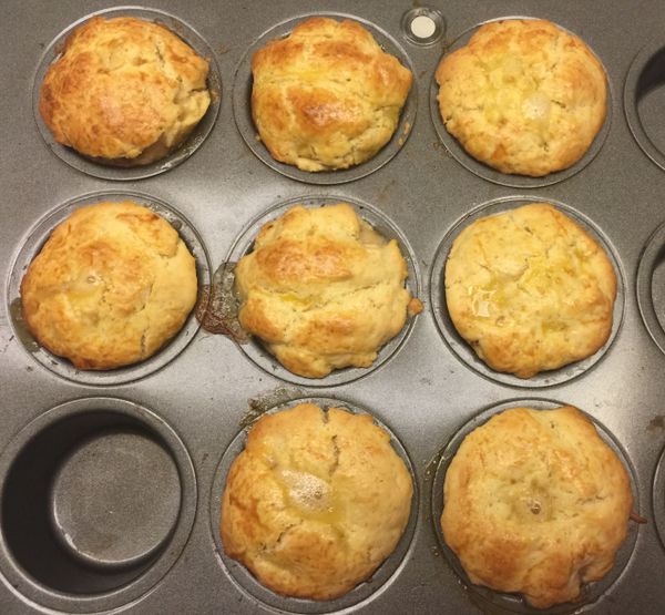 放入預熱後的烤箱，以190度烤25分鐘即可