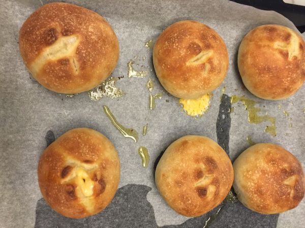 放入預熱後的烤箱，190度烤20分鐘即可