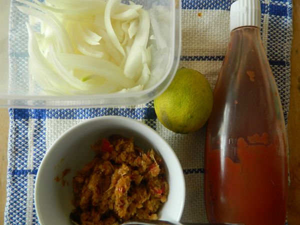 [參巴辣椒醬] sambal醬材料