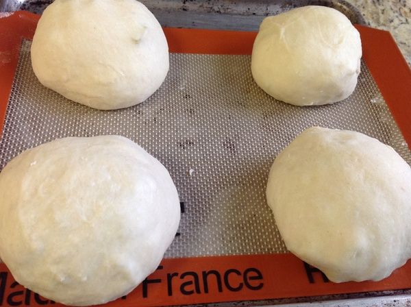 簡單排氣之後滾圓