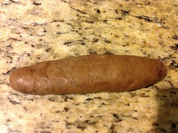 稍微用手掌壓一下