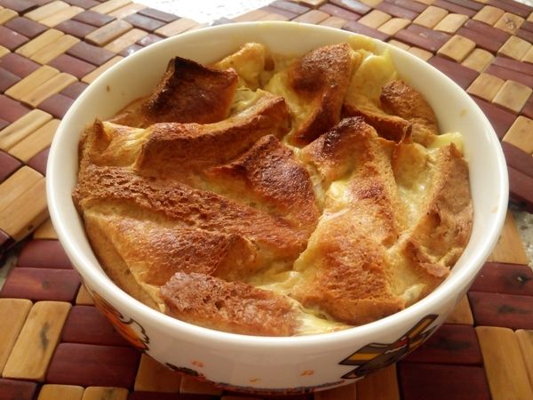 看!!!多美顏色呀~~~口水快流出來了（¯﹃¯）
(取出後會不久縮下去)
可以趁熱吃或冰起來，冰冰的吃也不錯