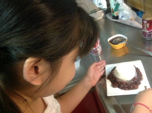 倒扣上鮮奶酪凍