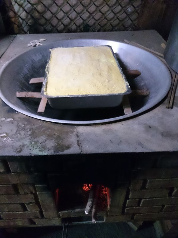 把模子放好後(要水平放置)，請勿斜放