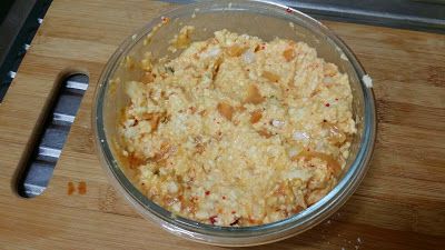 將所有食材均勻地攪拌後，就可以開始料理了！