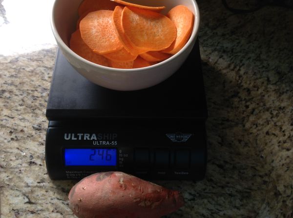 薯地瓜約稱重約250g