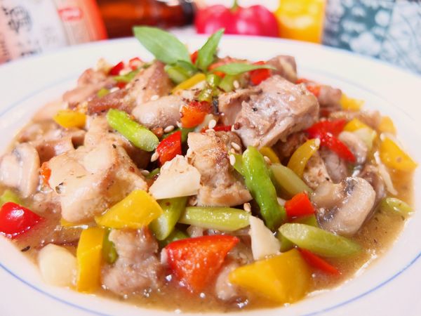 這道非常下飯的雞肉料理就完成囉!!