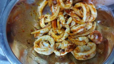 將食材均勻混合。
(拍這張時手有點抖就糊掉了XD)