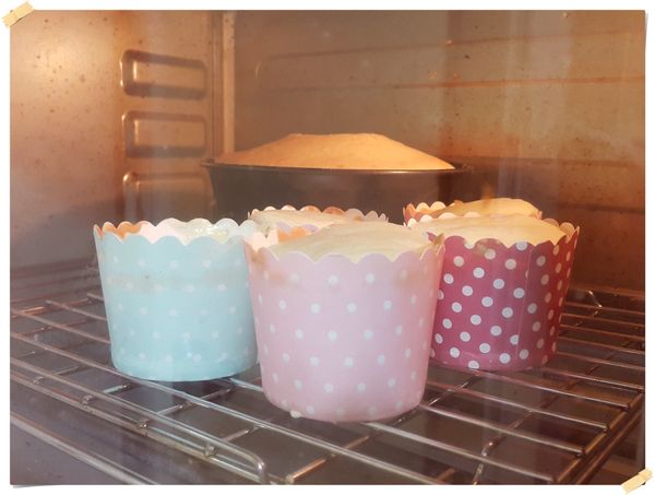 烤箱預熱170度烤40-45分鐘