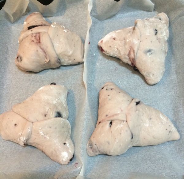 放置烤盤上二次發酵50分