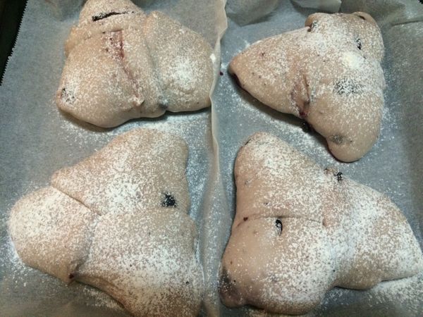 灑高粉，烤溫200度烤15分，150度再烤10分