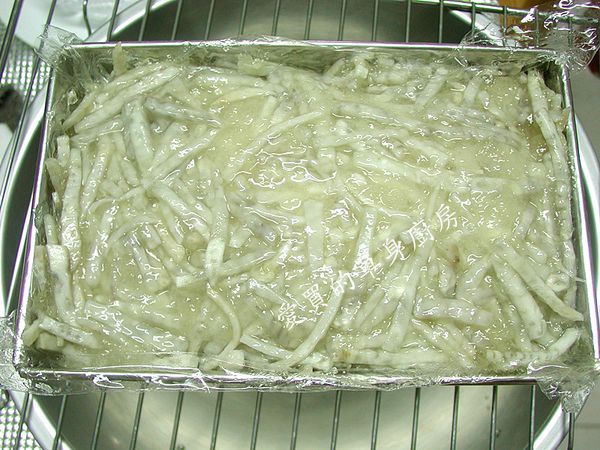 蒸40分鐘(依據自己的容器高度決定時間)
取出放涼