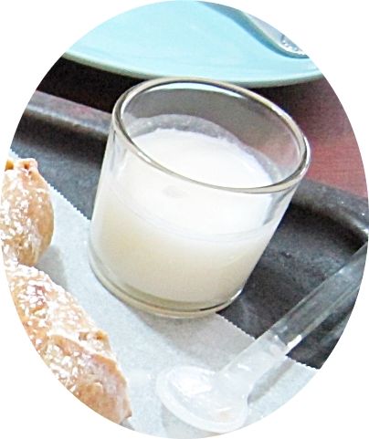 食用時視嗜甜程度搭配A、B、C組合
＊披薩成品直徑約21公分，如果麵糰擀的較薄還可更大！
搭配B糖霜做法：
1/2杯糖粉
1.5~2茶匙鮮奶(或水)
以上材料混合均勻即OK