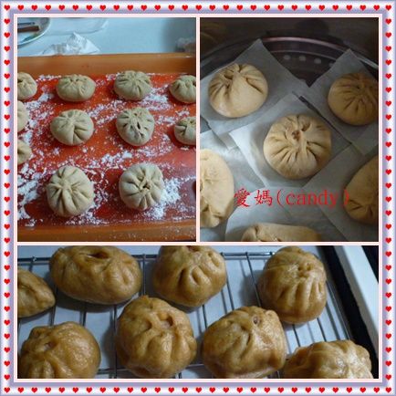 入蒸鍋中小火蒸12-15分(蒸鍋留小縫)，關火靜置5-8分後再開蓋，放網架上待涼~~~隨時想吃都可