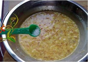 加入少許鹽調味