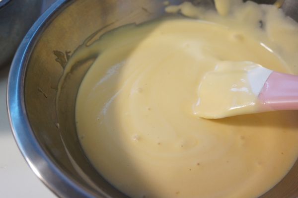 輕輕由下往上拌勻。