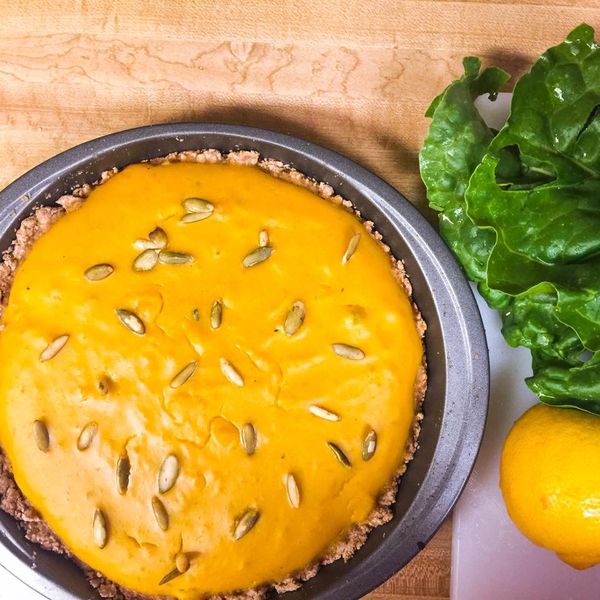 烤好後放涼,新鮮低糖可口的南瓜派就成功啦!