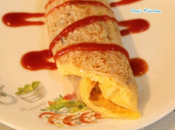 擠上番茄醬後就完成囉～