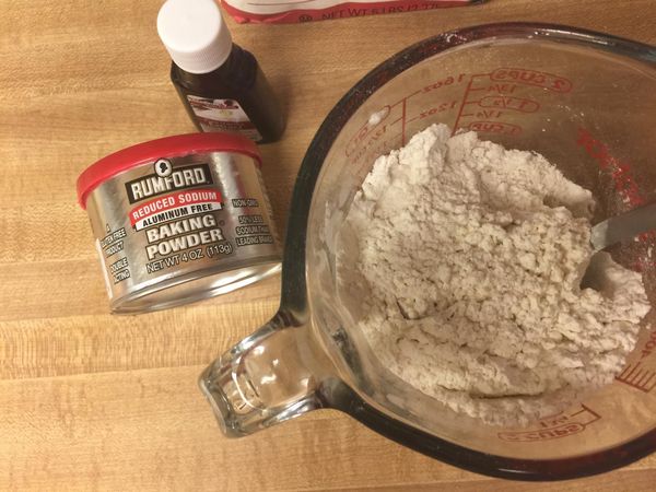 再加入1茶匙的泡打粉