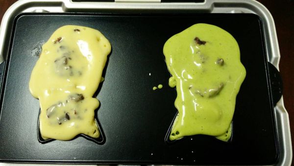 然後再加點麵糊蓋過內餡