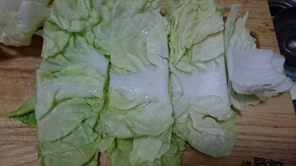 切約3等份，高度盡量一致