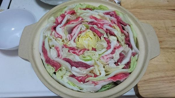 塞好後，整理一下，盡畫高度一致