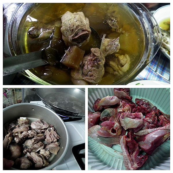 先將雞肉川燙去血水