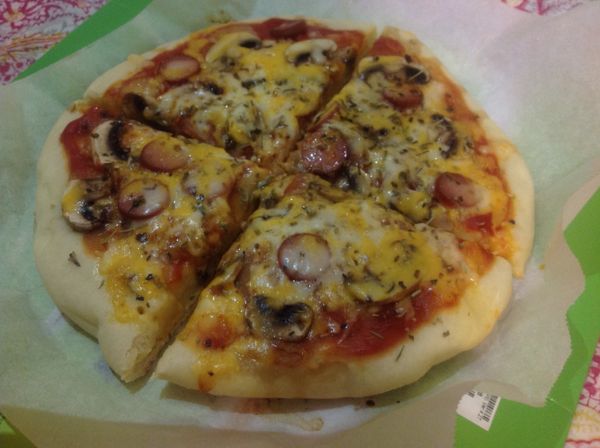 重複此步驟直到麵團烤熟即可 (我約重複按下電源6次, 麵皮桿的薄, 烘烤時間就可縮短)