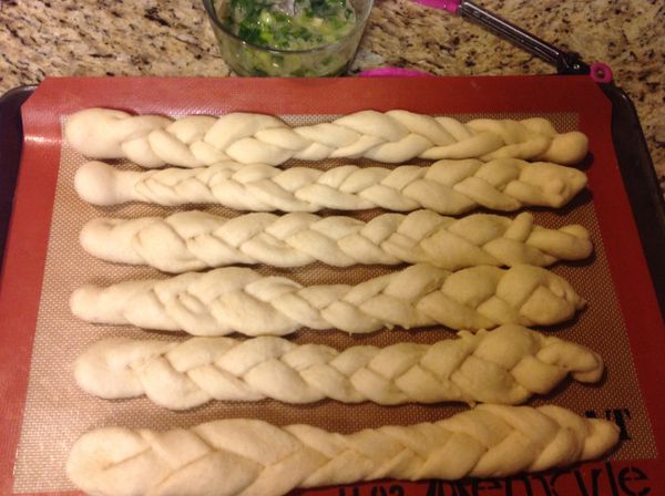 30-40分鐘後的麵團