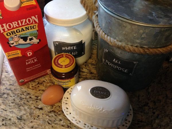 [麵團材料:]備料